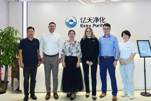 Purafil高層領(lǐng)導(dǎo)一行到訪億天凈化，深化戰(zhàn)略合作